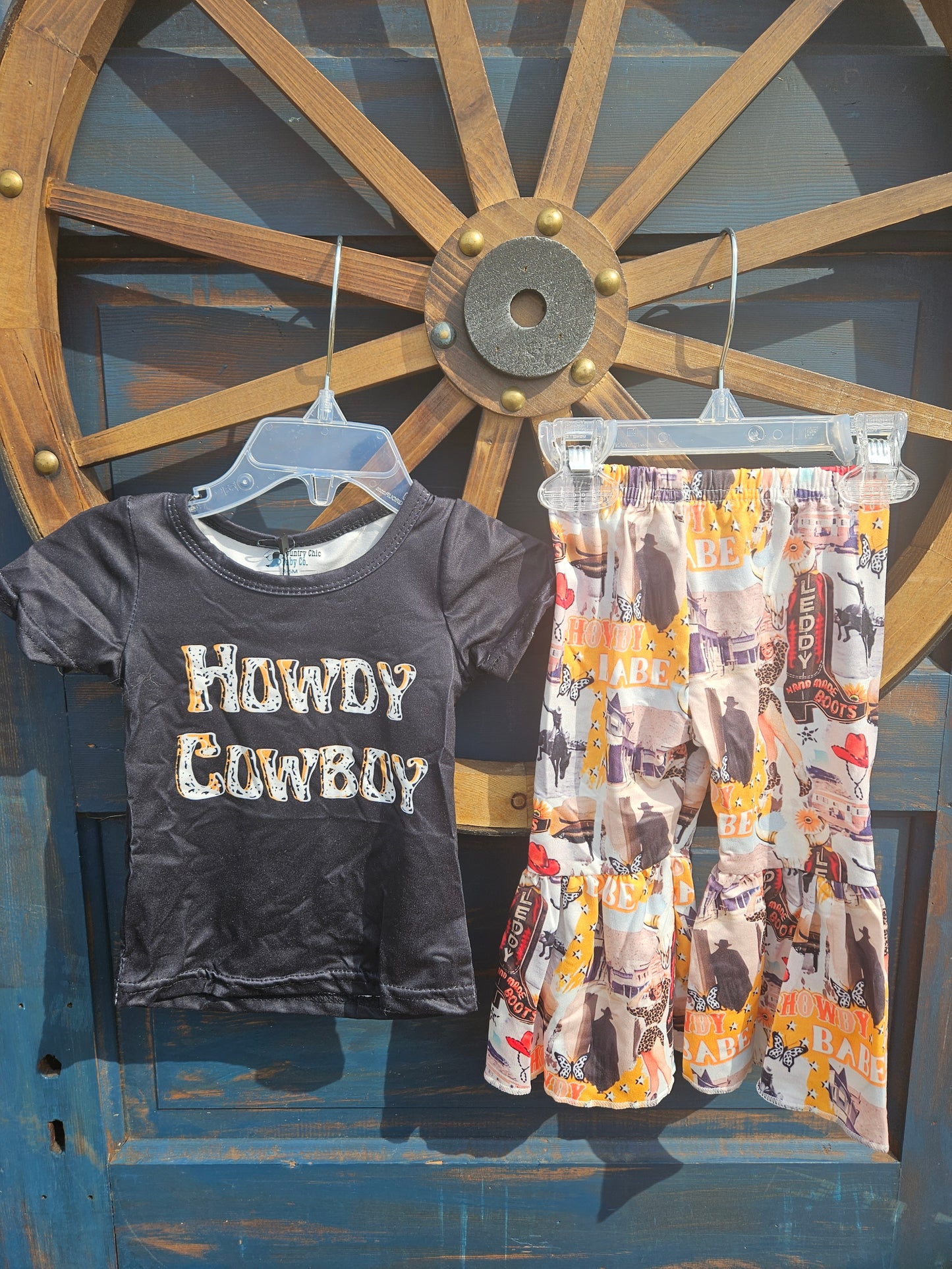 Howdy Cowboy Bell Bottom Set