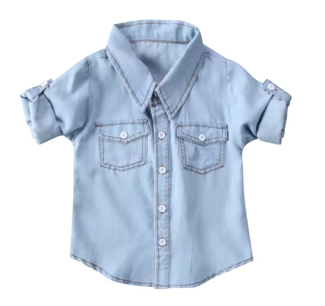 Jean Button Up