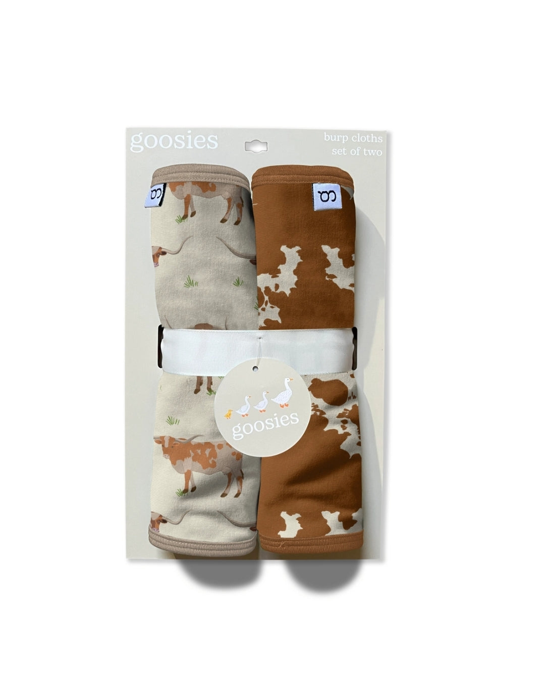 Longhorn Burp Cloth Set