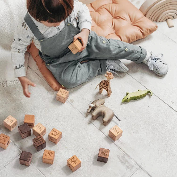 Wooden Number Blocks