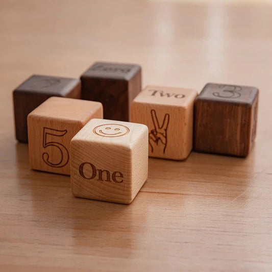 Wooden Number Blocks