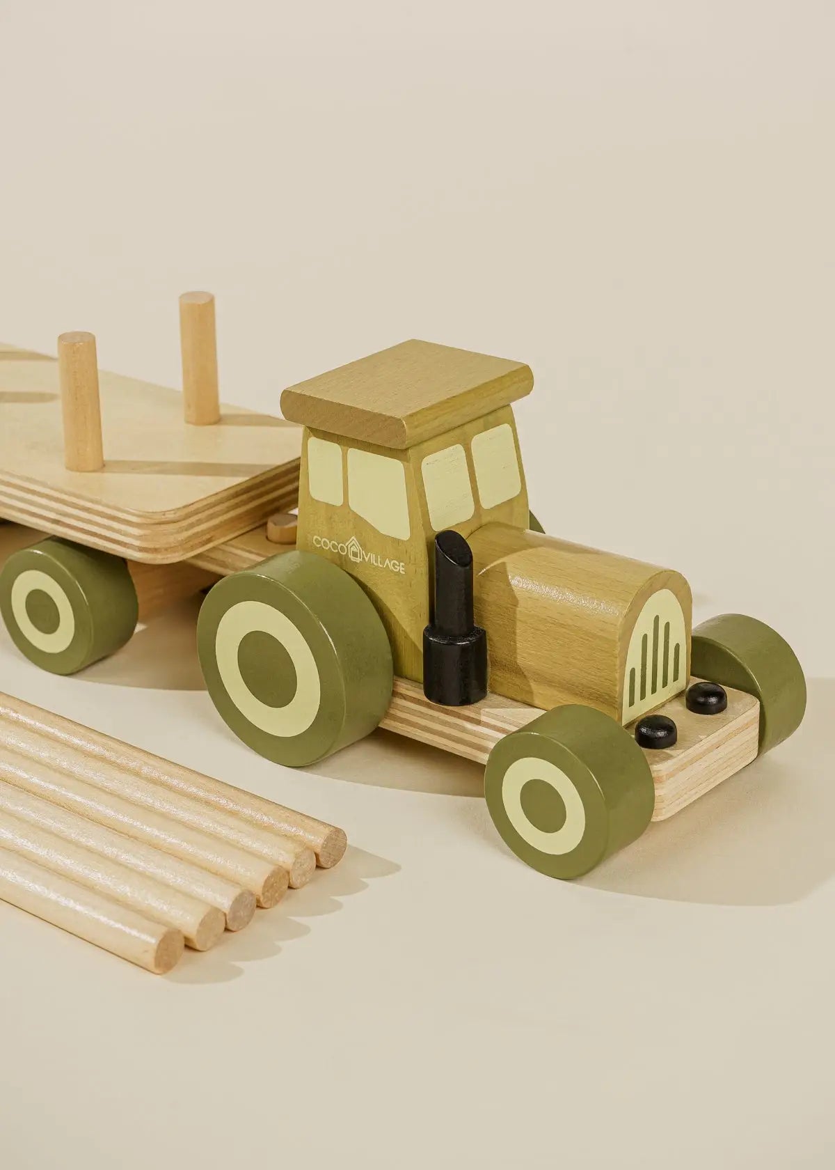 Wooden Toy Timber Truck