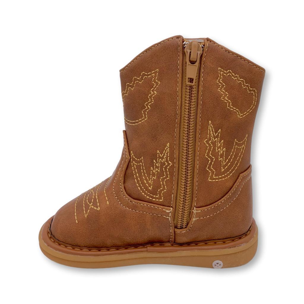 Western Toddler Cowboy Boot in Brown