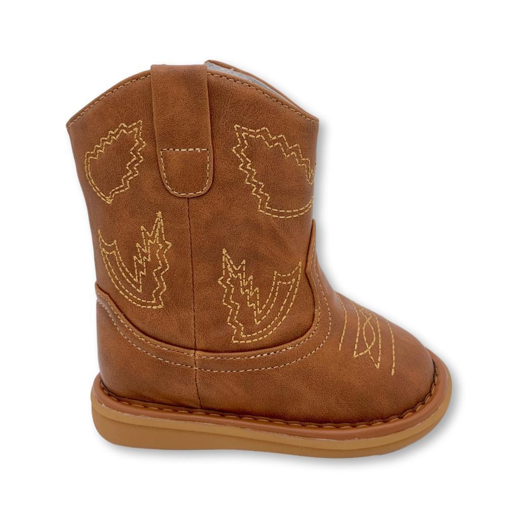 Western Toddler Cowboy Boot in Brown
