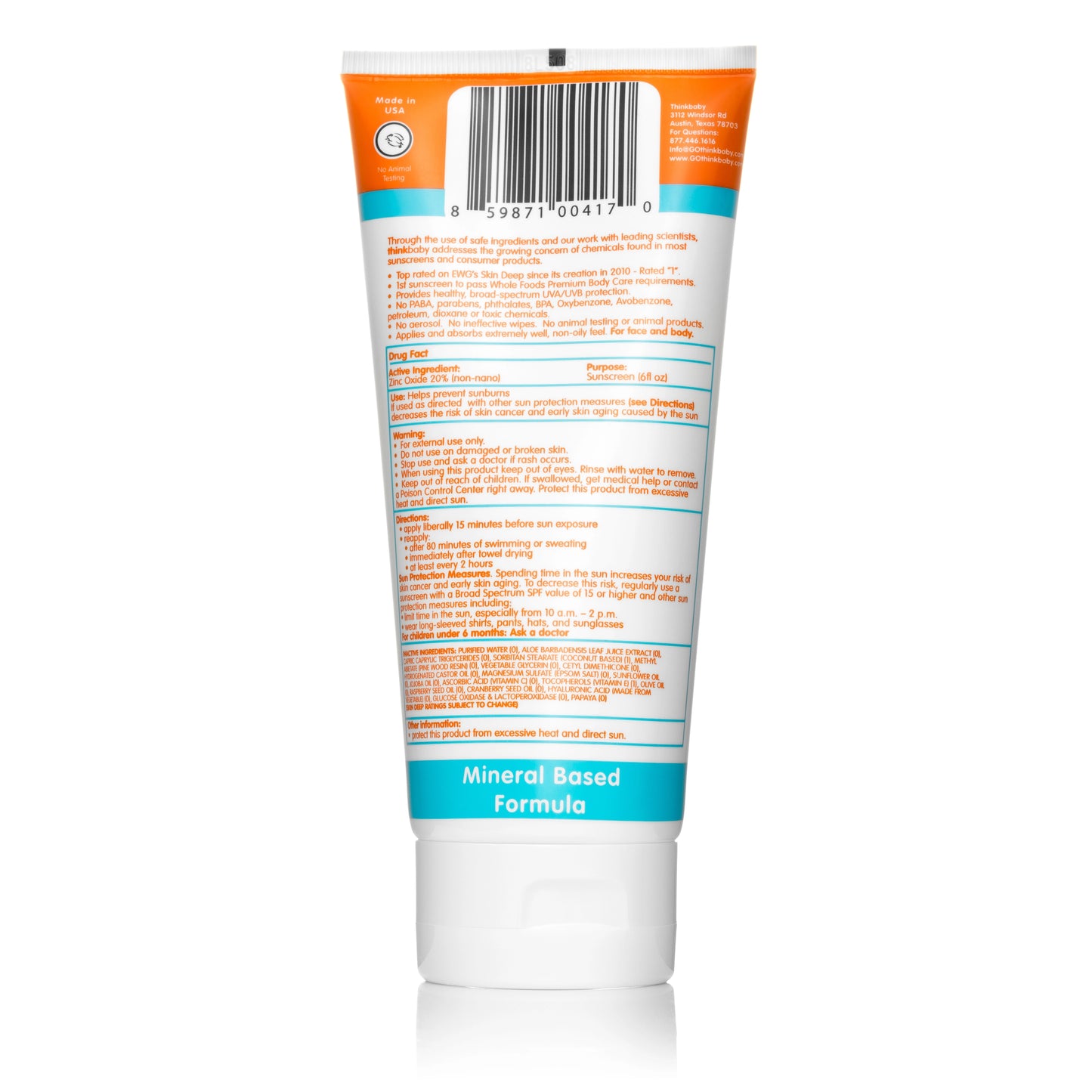 Thinkbaby Sunscreen SPF 50