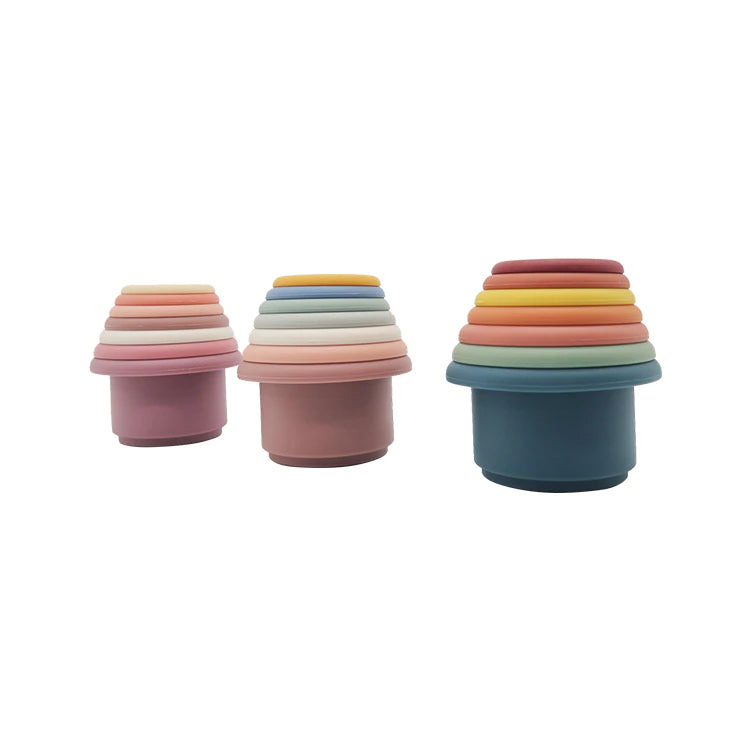 Silicone Stacking Cups