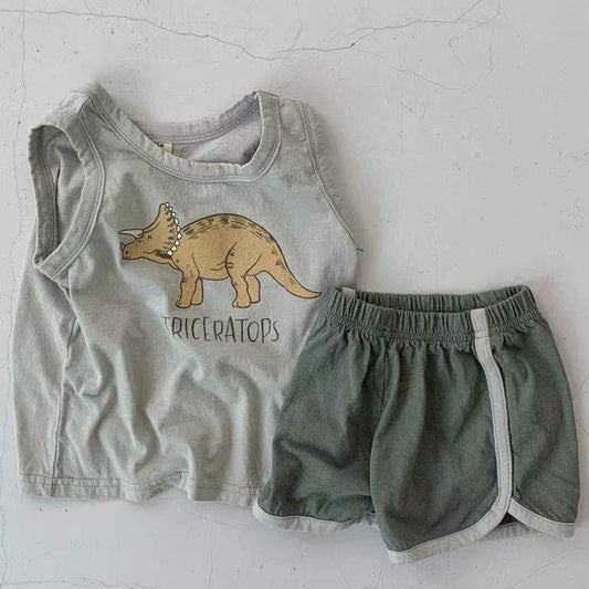 Retro Triceratops Outfit
