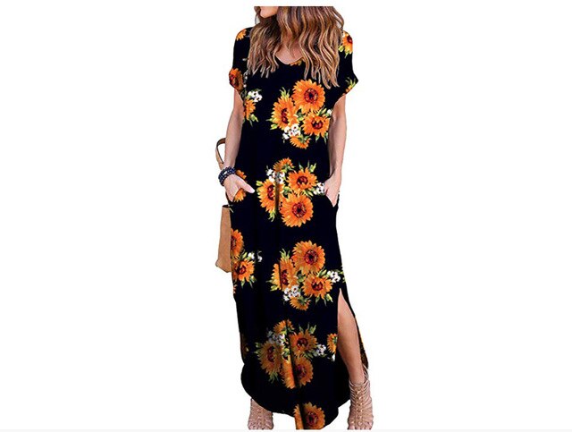 Sunflower Maxi Dress