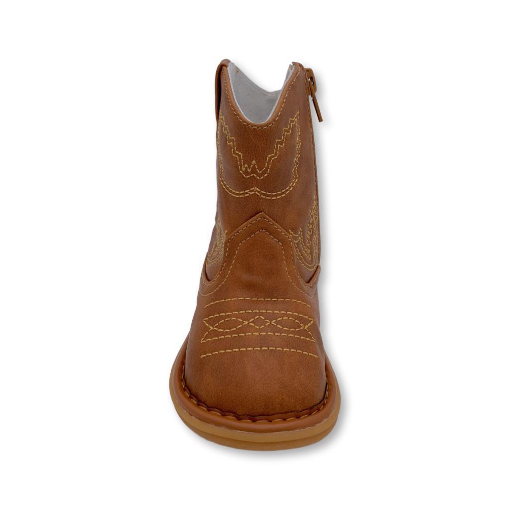 Western Toddler Cowboy Boot in Brown