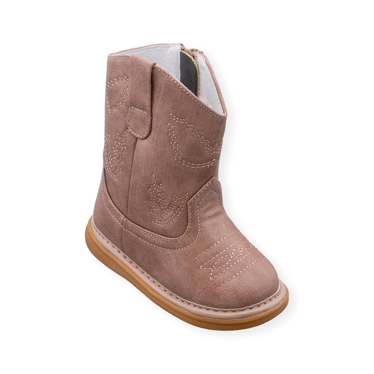Western Toddler Cowboy Boot in Beige