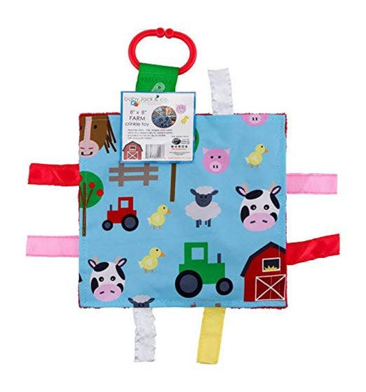 Crinkle Sensory Toy- Farm Animals